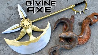 Forging DIVINE AXE RHITTA Out of Rusted Iron HOOK - The Seven Deadly Sins