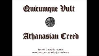 Athanasian Creed Quicumque vult