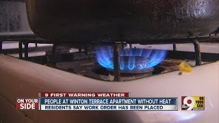 Family lives with no heat during freezing weather