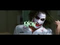 the joker sings a song heath ledger batman the dark knight parody