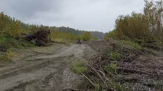 Dirt bike jump at gill rd