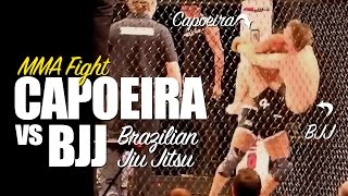 Capoeira vs BJJ Brazilian Jiu Jitsu - MMA Fight