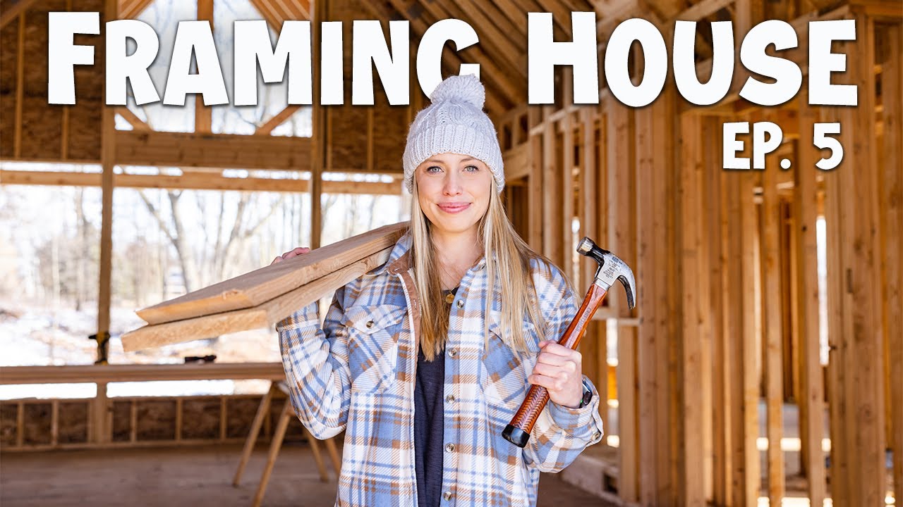 Building A House Start To Finish | House Framing Begins Ep. 5 - YouTube