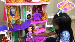 Princess Sofia The First Enchancian Castle Unboxing | Toys Academy