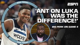 'Anthony Edwards GUARDING Luka Doncic was THE DIFFERENCE!' 🙌 - Perk on WCF Game