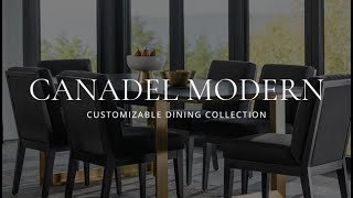 New! Canadel Modern Dining Collection Exclusively at Tyndall Furniture \u0026 Mattress