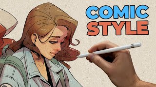 How to draw comic book style illustrations