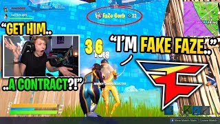 I spectated a FAKE FAZE member that's BETTER than real FAZE PRO PLAYERS... (he's GOATED!)