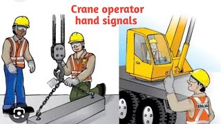 Hand signal for crane operator and riggers in hindi. urdu. full video.