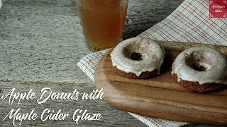 Apple Donuts with Maple Cider Glaze