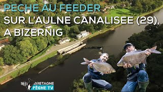 Pêche au Feeder sur l'Aulne canalisée (29), à Bizernig