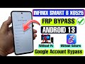 Infinix Smart 8 FRP Bypass Android 13 | Infinix X6525 Google Account Bypass Without PC