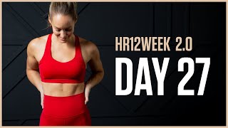 Leg Day Shred Workout // Day 27 HR12WEEK 2.0
