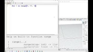 1. Learn Rhinoscript Python - conditions & loops
