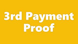 3rd Payment Proof | তৃতীয় পেমেন্টের প্রমাণ | 3-е подтверждение платежа | اثبات پرداخت 3