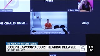 Joseph Lawson appears in court