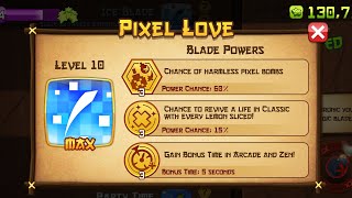 Fruit Ninja Classic - New Blade Power! Pixel Love Blade!