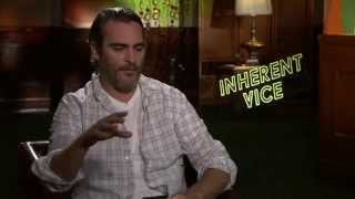 Inherent Vice: Joaquin Phoenix Official Movie Interview | ScreenSlam
