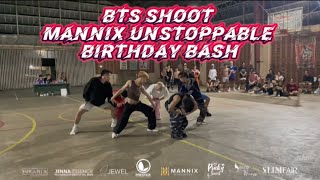 BTS SHOOT DAY 1 MANNIX UNSTOPPABLE BIRTHDAY BASH