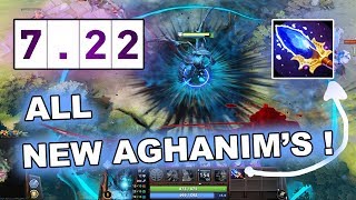 Dota 2 NEW 7.22 PATCH - ALL AGHANIM'S SCEPTERS!