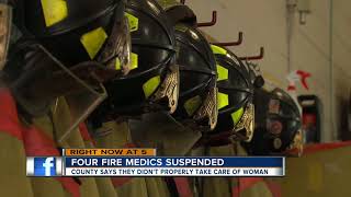 4 Hillsborough Fire Rescue personnel suspended after response to possible stroke victim