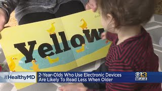 Healthwatch: 2-Year-Olds Who Use Electronic Devices Likely To Read Less When Older