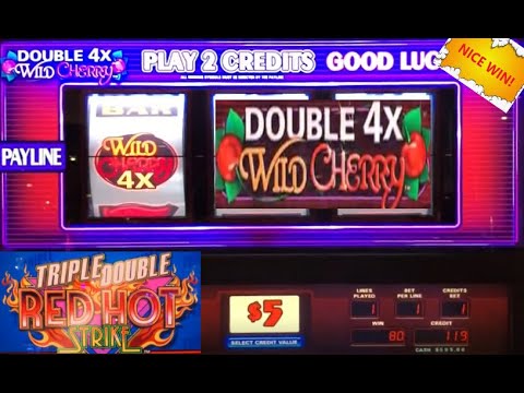 CLASSIC OLD SCHOOL HIGH LIMIT SLOTS: TRIPLE DOUBLE RED HOT STRIKE ...