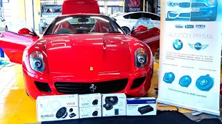 ใหม่ล่าสุด ALPINE New PDP E802 ใน FERRARI 599 GTB +ลำโพง Audison Voce by Tony Dr.Sound 0888624444