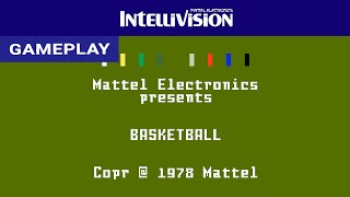 NBA Basketball (Intellivision) - Gameplay Clip [HD] | RetroGameUp