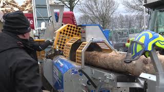 XXXLANDTECHNIK TAGE 2020 HOUT ZAGEN MET EEN SSP 450 ECO RENNHOLZ-VOLLAUTOMAT 16 TON -45 CM