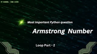 Armstrong Number Program in Python | Easy Explanation Using Loop | Beginner Coding Logic