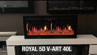 Відео-огляд Електричного каміну Royal 5D V-ART 40 L| Оновлена модель| Найреалістичніша технологія