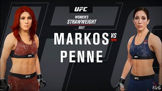 EA Sports UFC 4 - Randa Markos vs Jessica Penne - Gameplay (PS4 HD) [1080p60FPS]