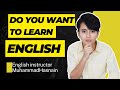 Do you  want to learn the English language