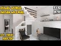 Rumah Mungil Idaman Milenial | Tiny House 3x10 meter