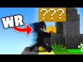 Why This Minecraft World Record Is Impossible...