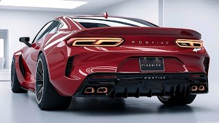 All New 2025 Pontiac Firebird Revealed: The Legend is Back