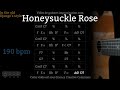 honeysuckle rose 190 bpm gypsy jazz backing track jazz manouche