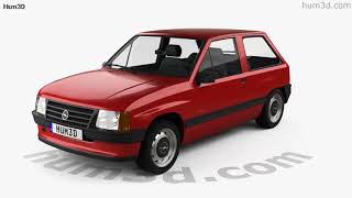 Opel Corsa 3-door 1993 3D model by 3DModels.org