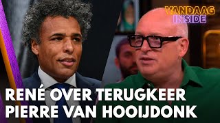 René zag terugkeer Van Hooijdonk bij Studio Voetbal: 'Kom op man!' | VANDAAG INSIDE