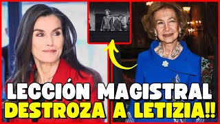 LECCIÓN MAGISTRAL de Doña Sofía DESTROZA a Letizia Ortiz por AFECTADOS DANA