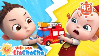 🚒 Lia và ChaCha luôn chia sẻ đồ chơi | LiaChaCha Ca Nhạc Thiếu Nhi Việt Nam