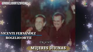 Vicente Fernández y Rogelio Ortiz en vivo