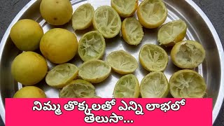 నిమ్మతొక్కల లాభాలు /Lemon Peels Uses and Benefits /Benefits of Lemon Peels /Uses of Lemon Peels