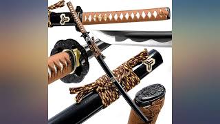 1060//1095 High-Carbon Steel, Full Hand Forged Traditional Samurai Sword//Razor review