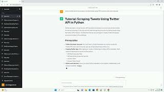 Scrape tweets using API in python