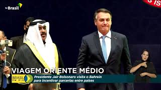 Jair Bolsonaro visita o Bahrein para incentivar parcerias entre países