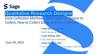Data Collection for Qualitative Studies