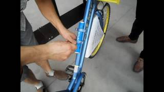 Install Bitlock To A Renting Bike