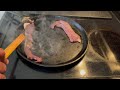 how to cook bison bacon on the cast iron